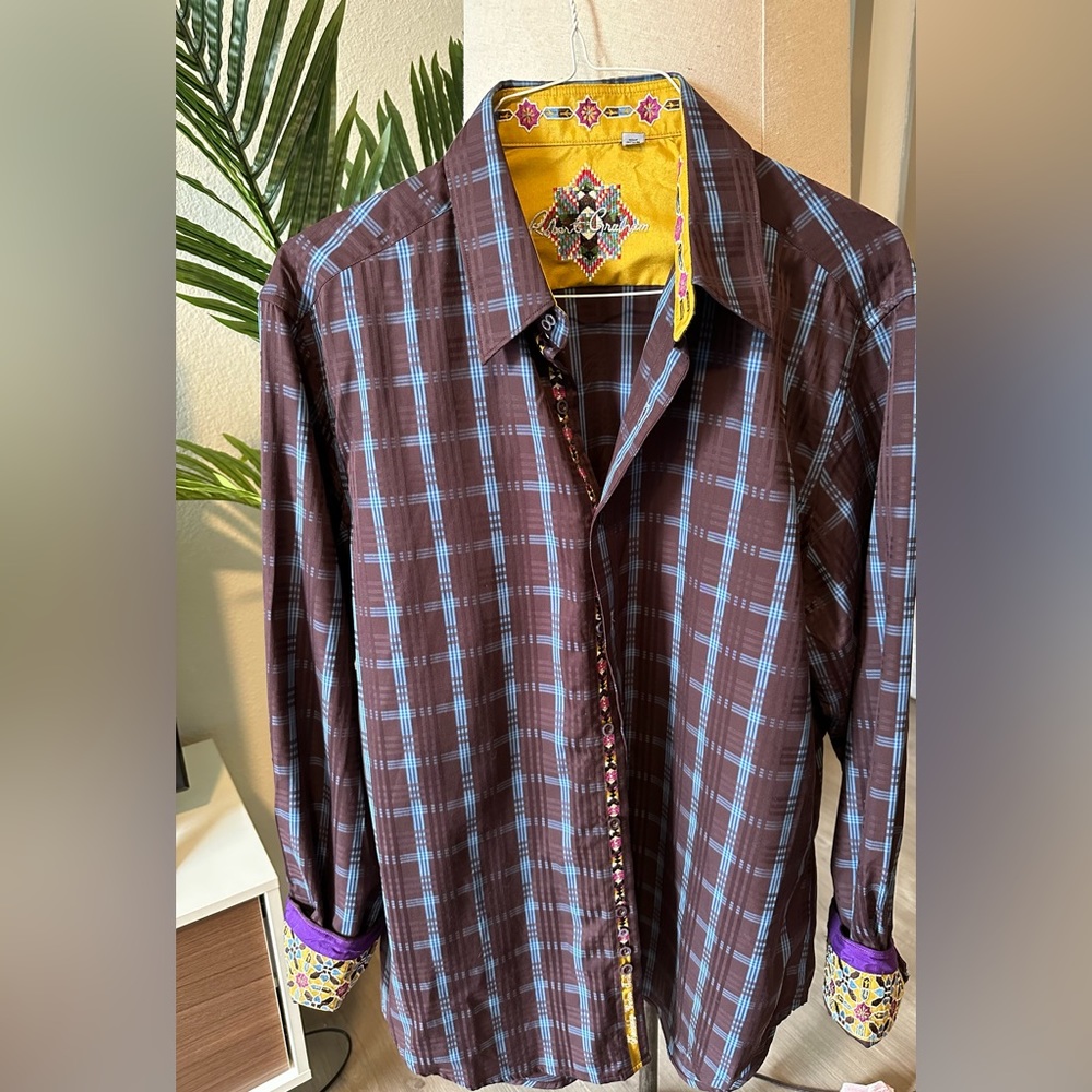 Robert Graham plaid button down